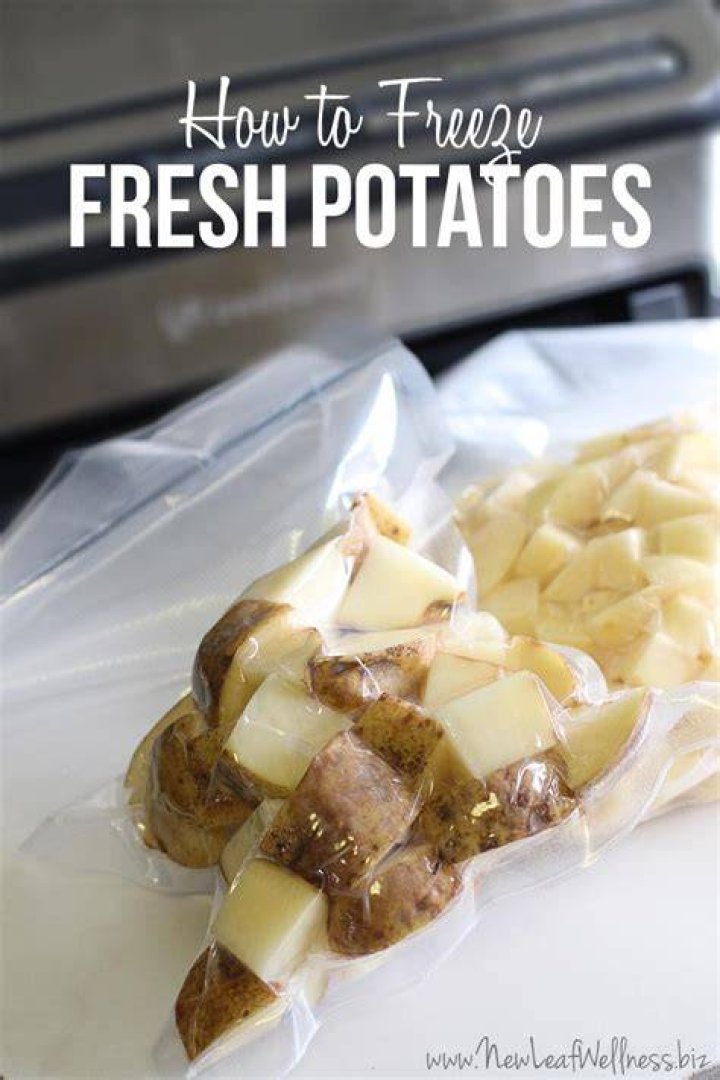 Can you freeze raw potatoes without blanching