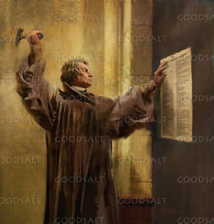 Did Martin Luther nail his thesis to the door