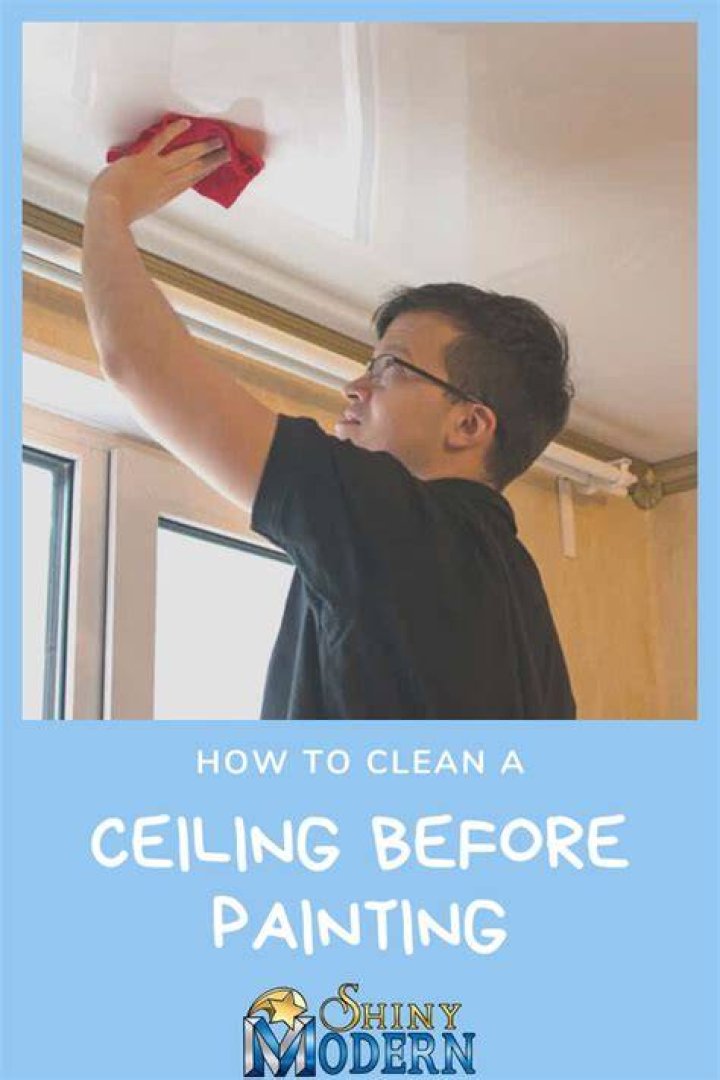 Do you have to wash a ceiling before painting