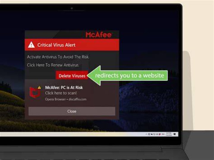 How do I get rid of McAfee safe connect popup