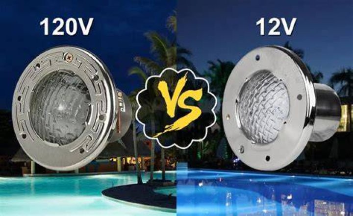 How do I tell if my pool light is 12V or 120V