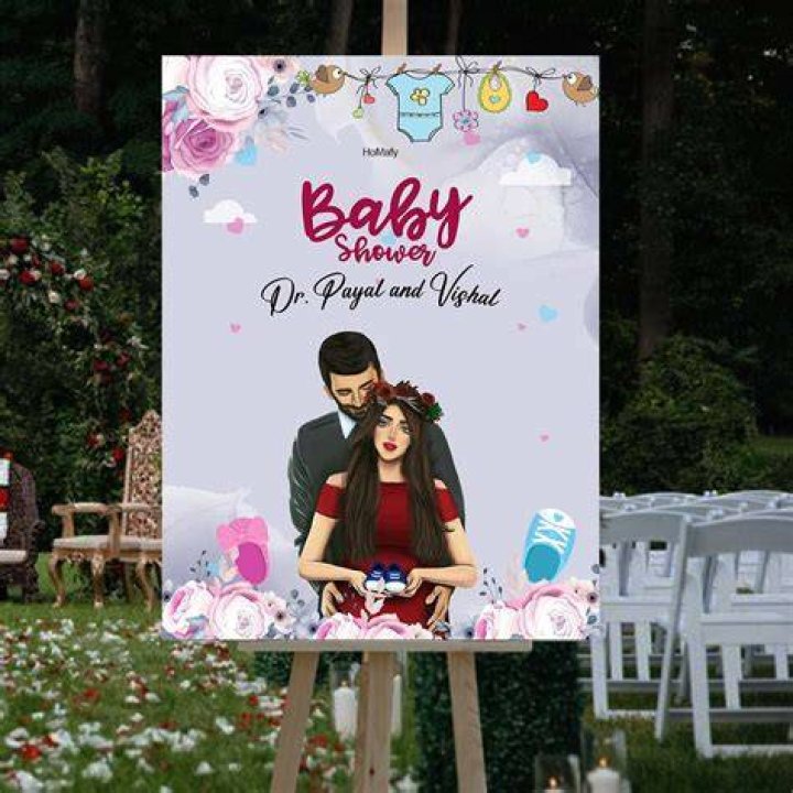 How do you address a baby shower for a couple