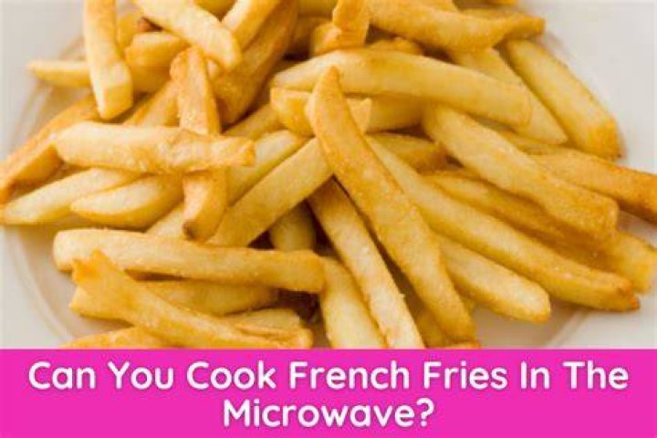 How do you cook french fries in the microwave