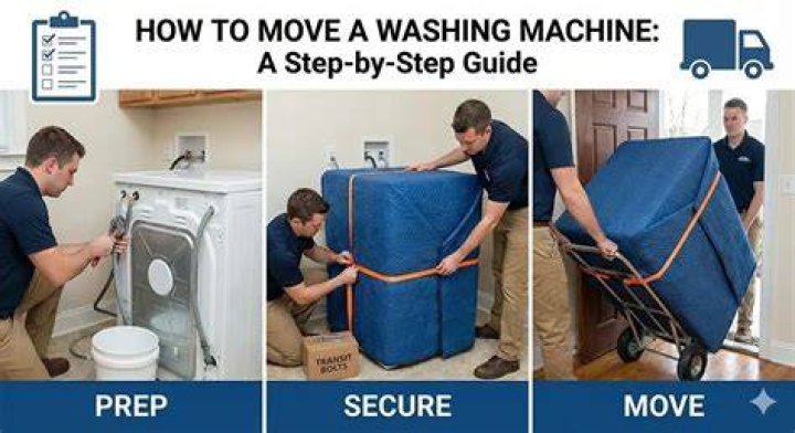 How do you move a washing machine by yourself