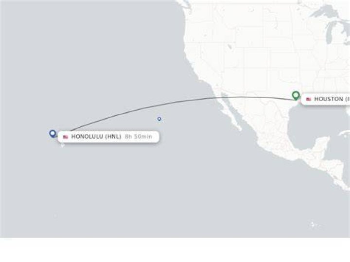 How long is the flight to Hawaii from Houston