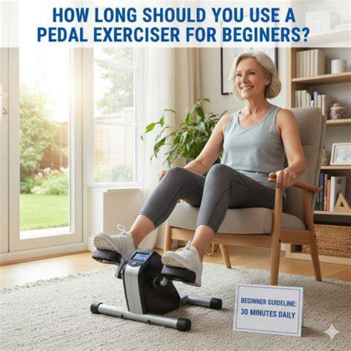 How long should you use a pedal exerciser for