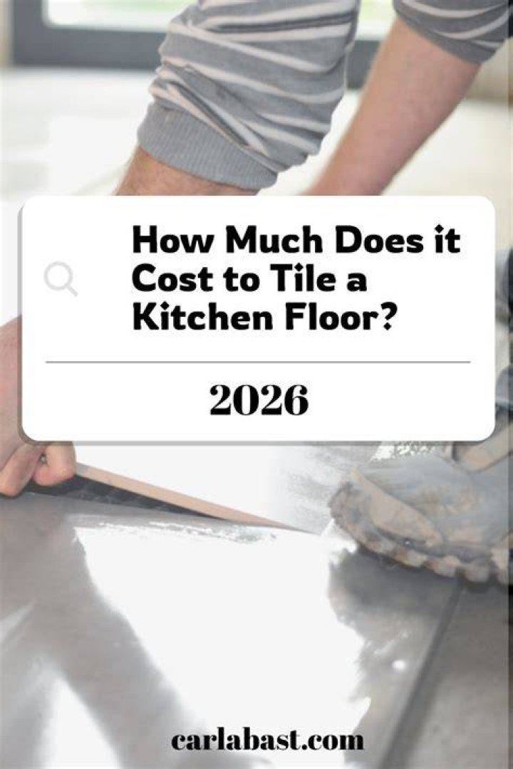How much does it cost to tile a kitchen floor