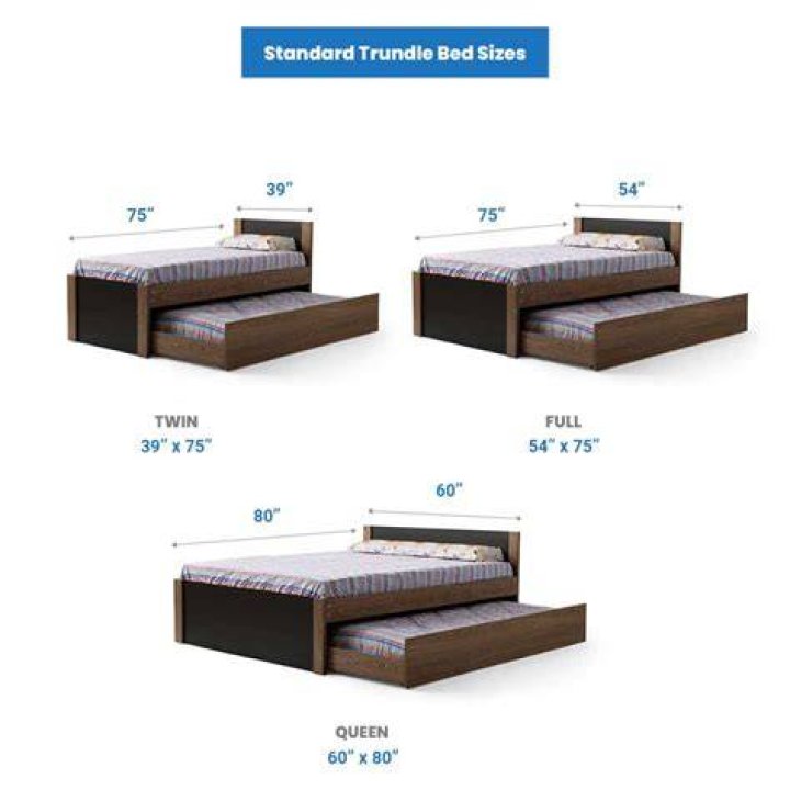 How much height do you need for a trundle bed