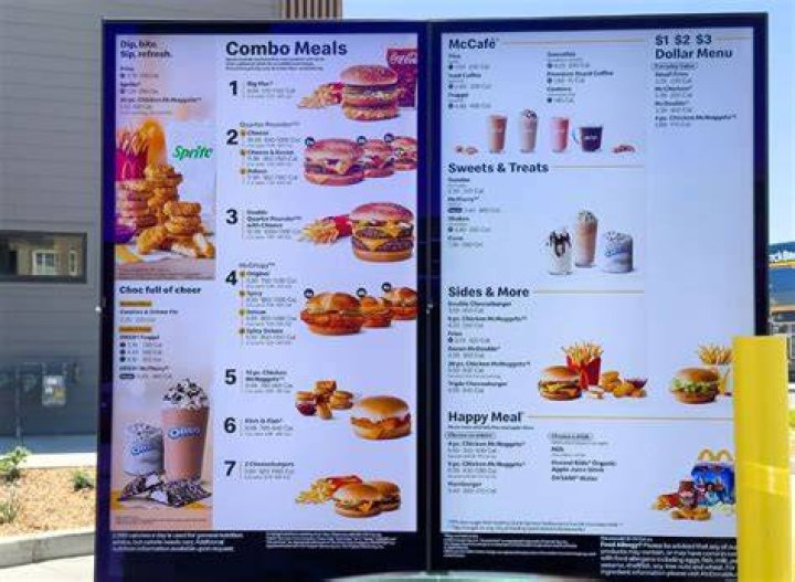 How much is everything on the McDonalds menu