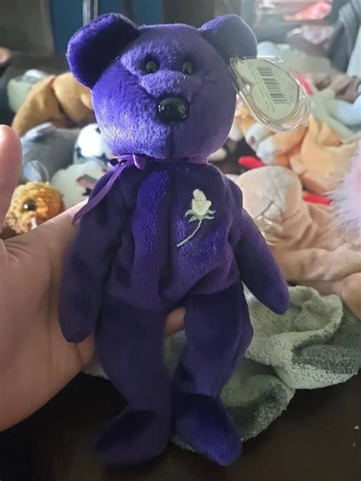 How much is the purple bear beanie baby worth