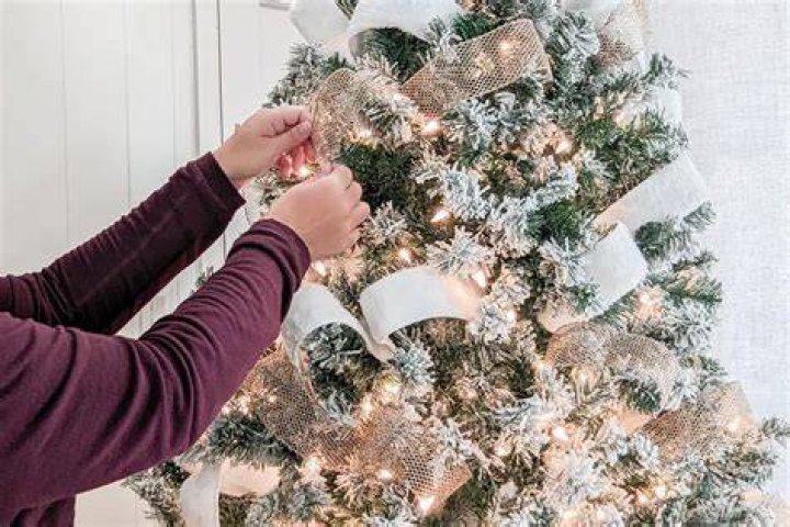 How much ribbon do I need for a 6.5 foot tree