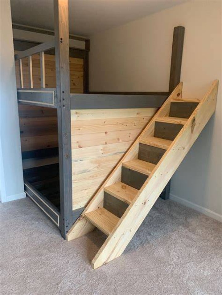 How much space do you need above the top bunk