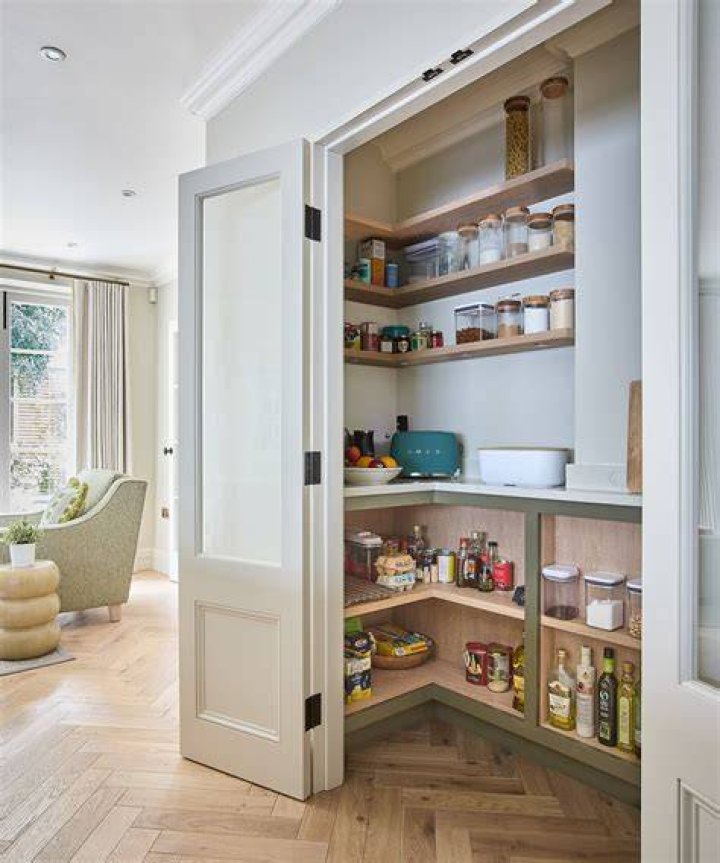 How much space is needed for a walk in pantry