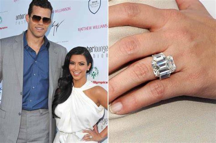 How much was Kim Kardashians engagement ring