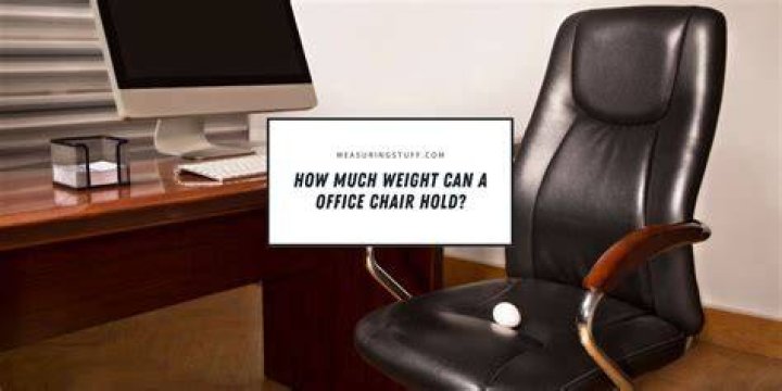 How much weight can the average chair support