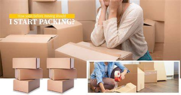 How soon before moving Should I start packing