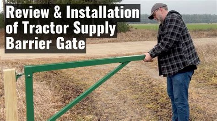How wide does a gate need to be for a tractor