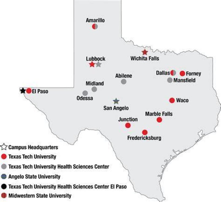 Is Angelo State University part of Texas Tech