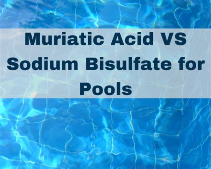 Is sodium bisulfate the same as muriatic acid