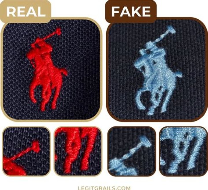 Is the Ralph Lauren logo on the left or right