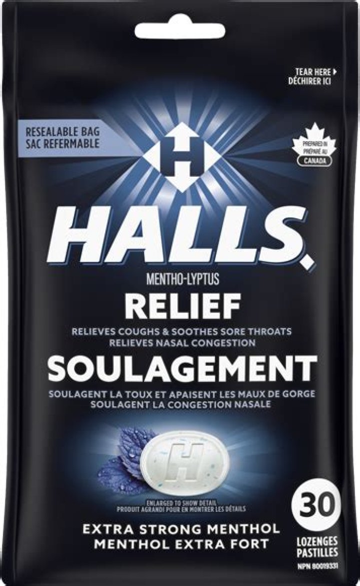 What are Halls Extra Strong used for sexually