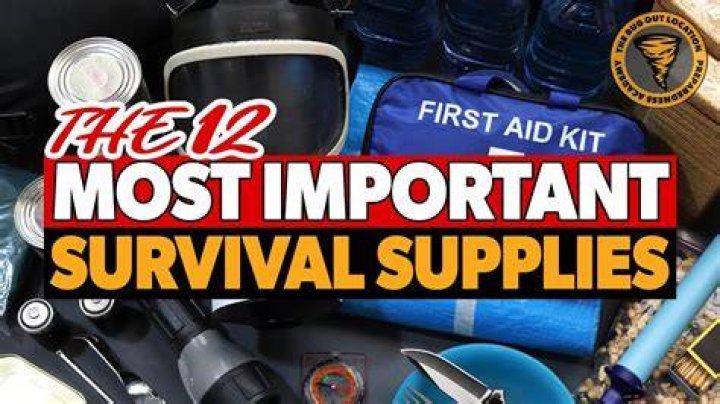 What are the 10 most important survival items