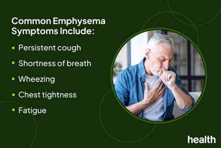 What are the early warning signs of emphysema