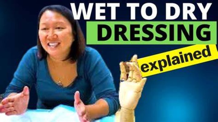 What can I use instead of wet to dry dressing