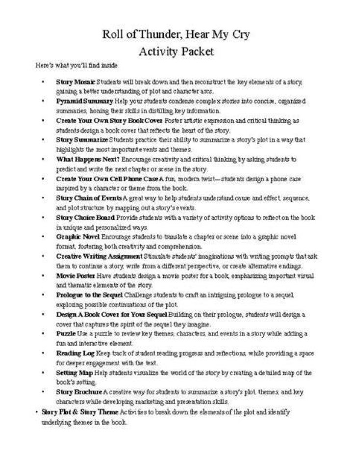 What did to do in Roll of Thunder Hear My Cry