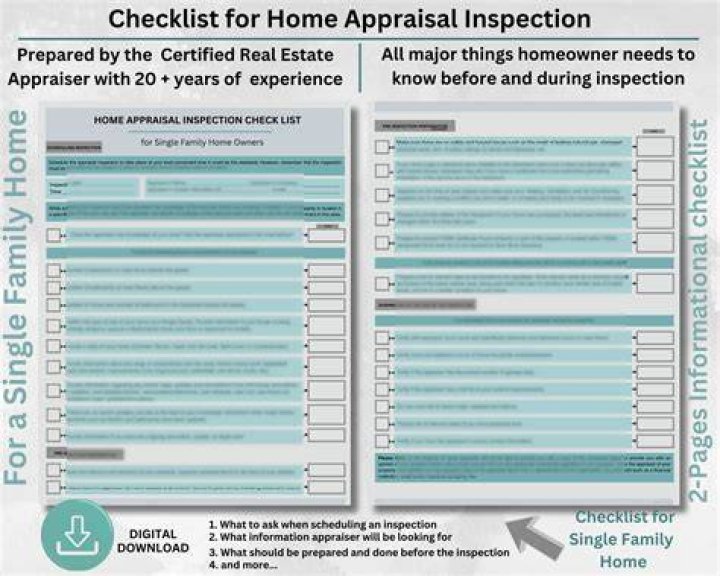 What does an appraiser check when refinancing