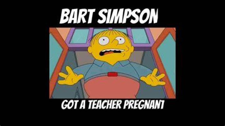 What episode does Bart get a teacher pregnant