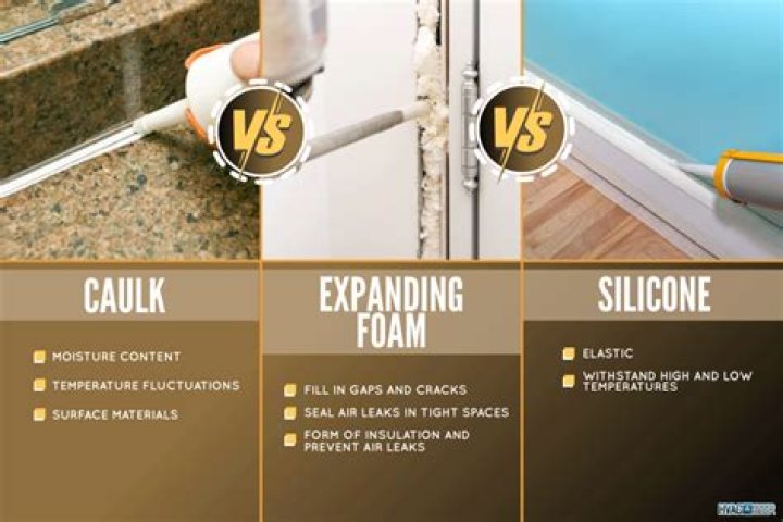 What is difference between caulk and silicone