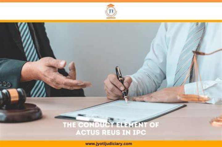 What is the conduct element of the actus reus
