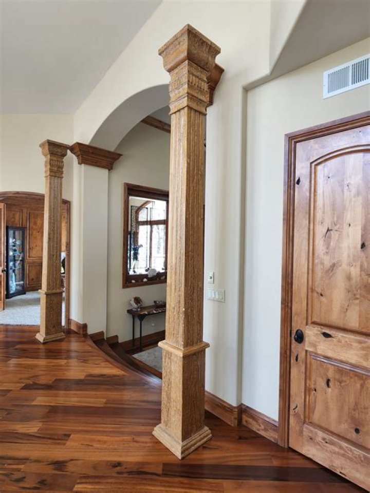 What is the decorative top of a column called