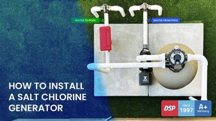 What is the ideal setting for the chlorinator