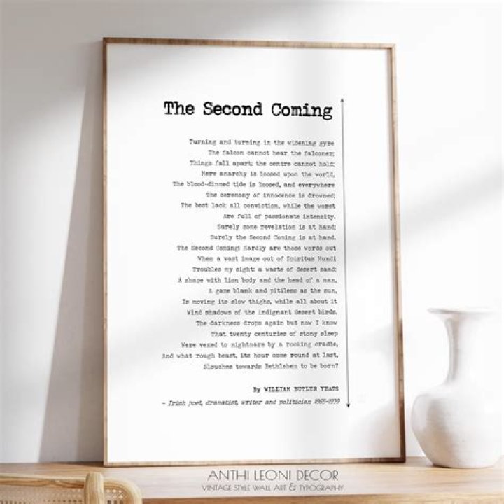 What is the meaning of the Second Coming poem