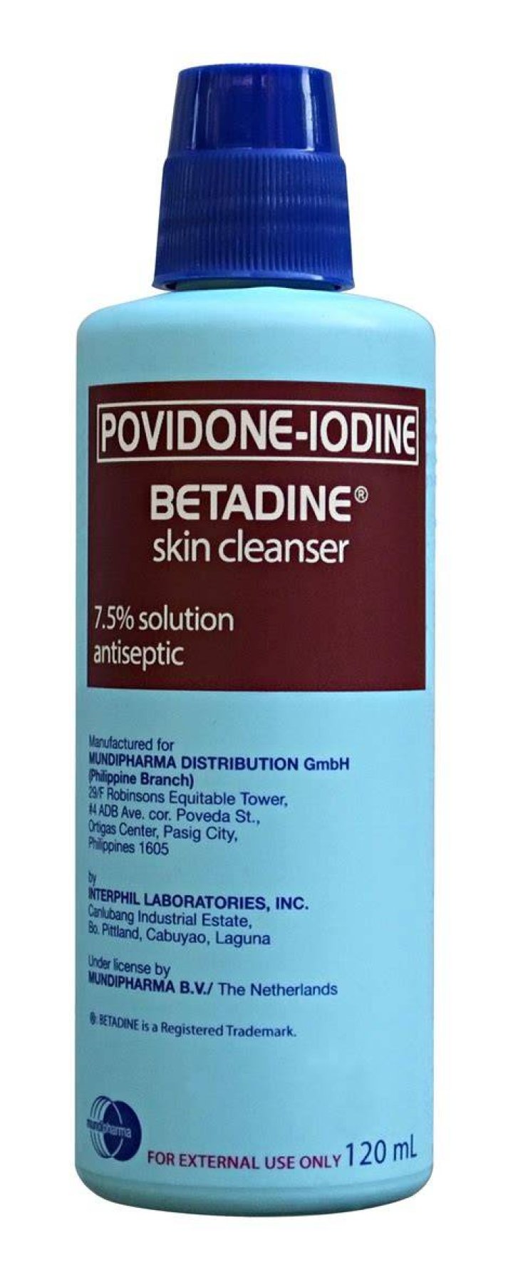 What is the mode of action of povidone-iodine