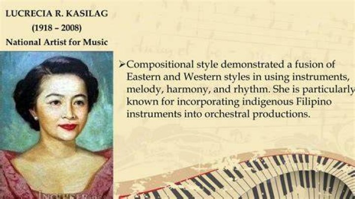 What is the musical style of Lucrecia Kasilag