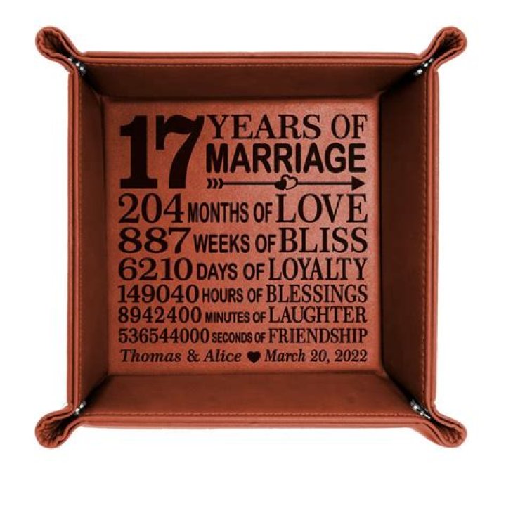 What is traditional gift for 17th anniversary