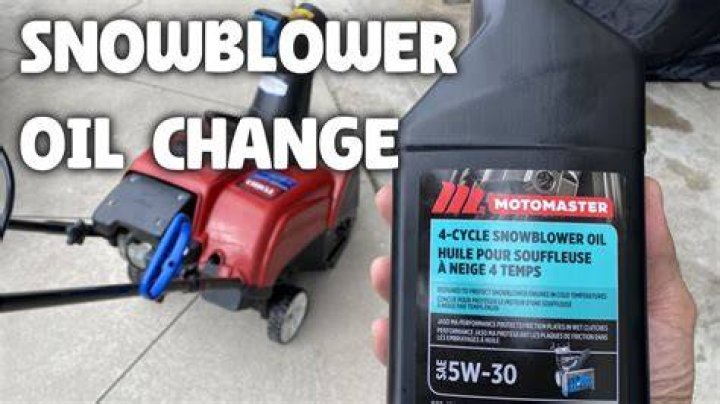 What kind of oil does my Toro snowblower take