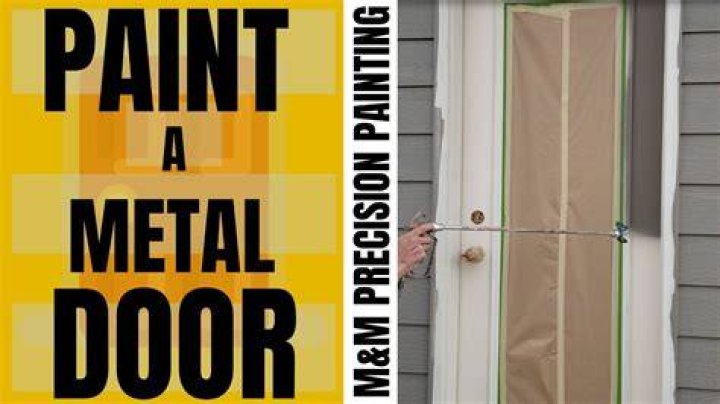 What kind of paint do you use on a steel door