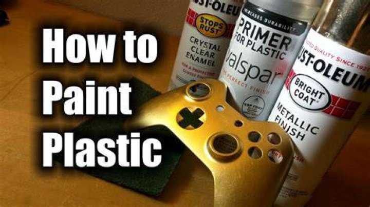 What kind of spray paint will stay on plastic