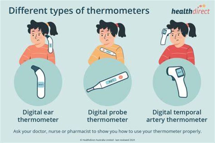What kind of thermometer do pediatricians use