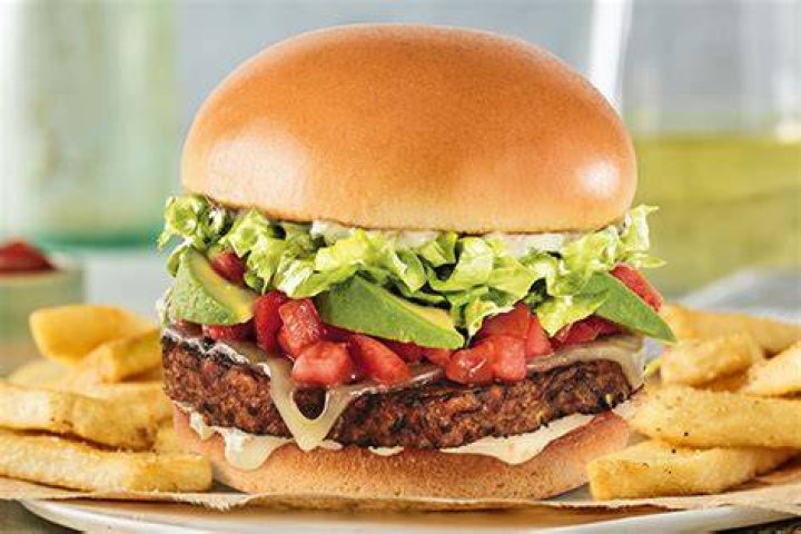 What kind of veggie burger does Red Robin use