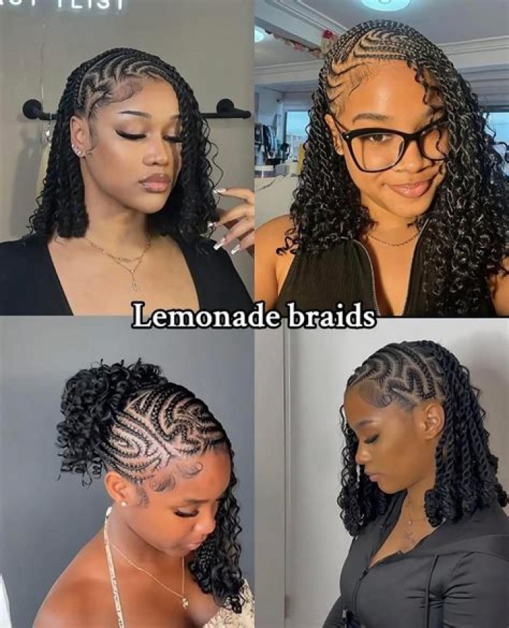 What type of hair is used for lemonade braids