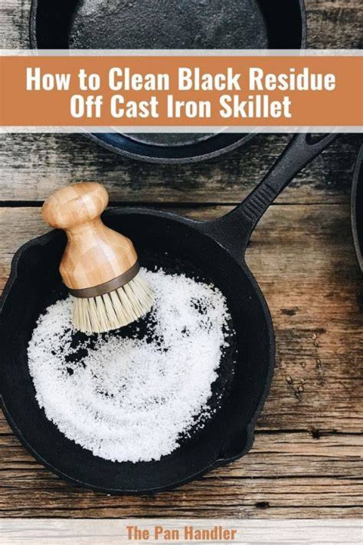 Whats the best thing to clean cast iron with