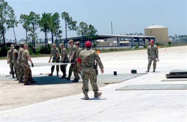 Where are Air Force civil engineers stationed