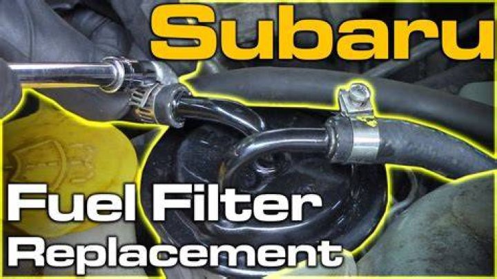 Where is the fuel filter on a Subaru Forester