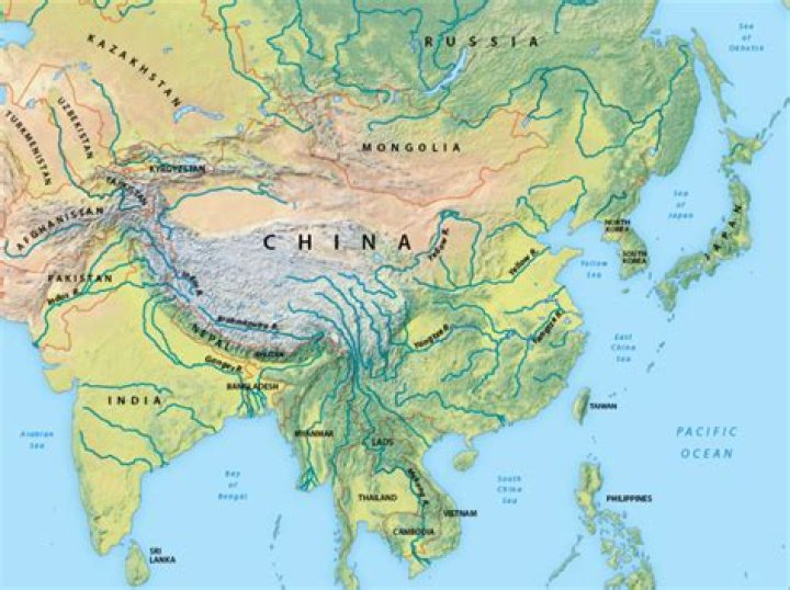 Which are the three great rivers of East Asia